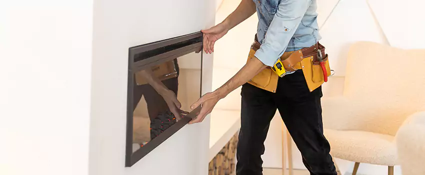 Metal Fireplace Installation in Lakeside, California