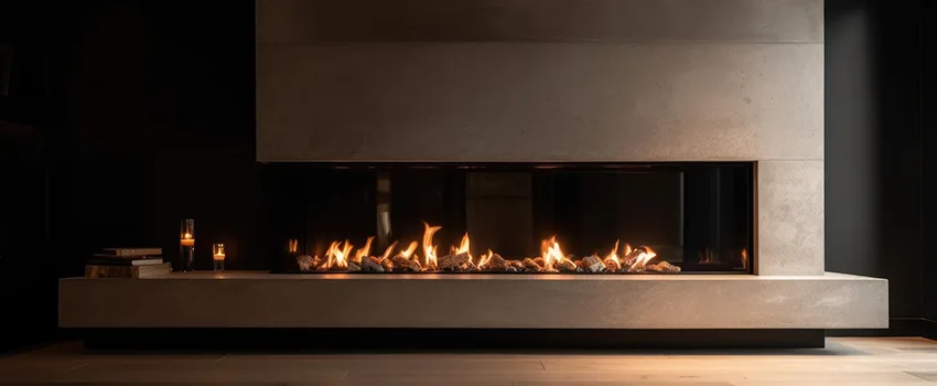 Gas Fireplace Ember Bed Design Services in Lakeside, California