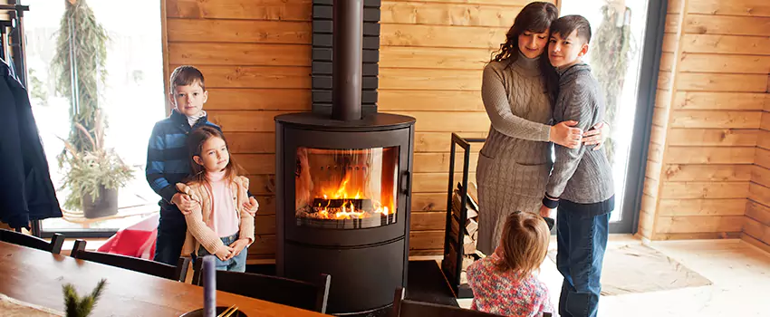Morso Cast Iron Fireplace Insert Installation in Lakeside, California