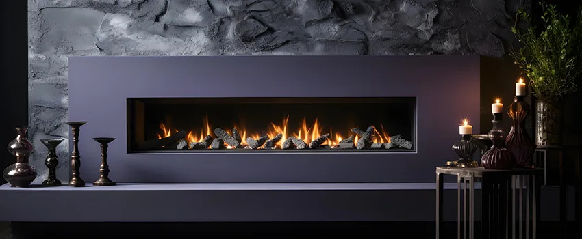 Ember Bed for Ventless Gas Fireplace in Lakeside, CA