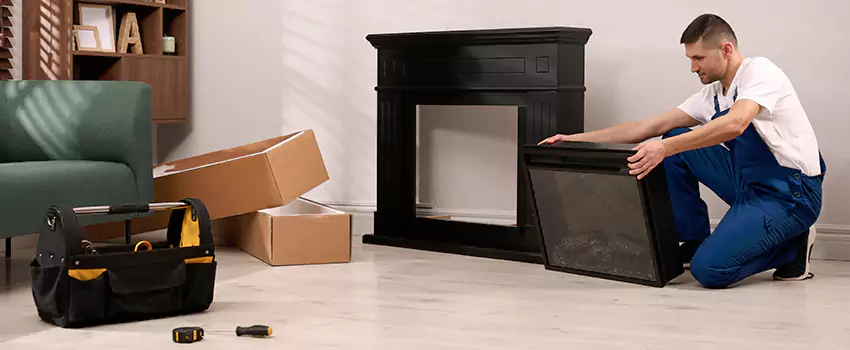 Old Rusted Metal Fireplace Repair And Replacement in Lakeside, CA