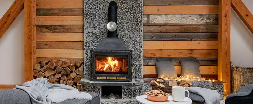 Thelin Hearth Products Direct Vent Gas Stove Fireplace Inspection in Lakeside, California